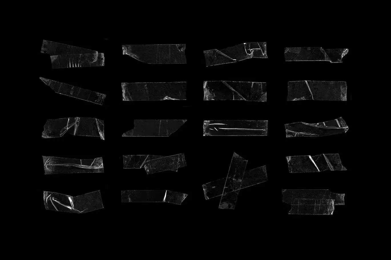 Transparent Duct — Plastic Tapes 3 transparent duct plastic tapes2