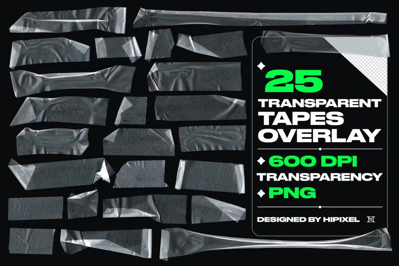 Transparent Tapes Overlay