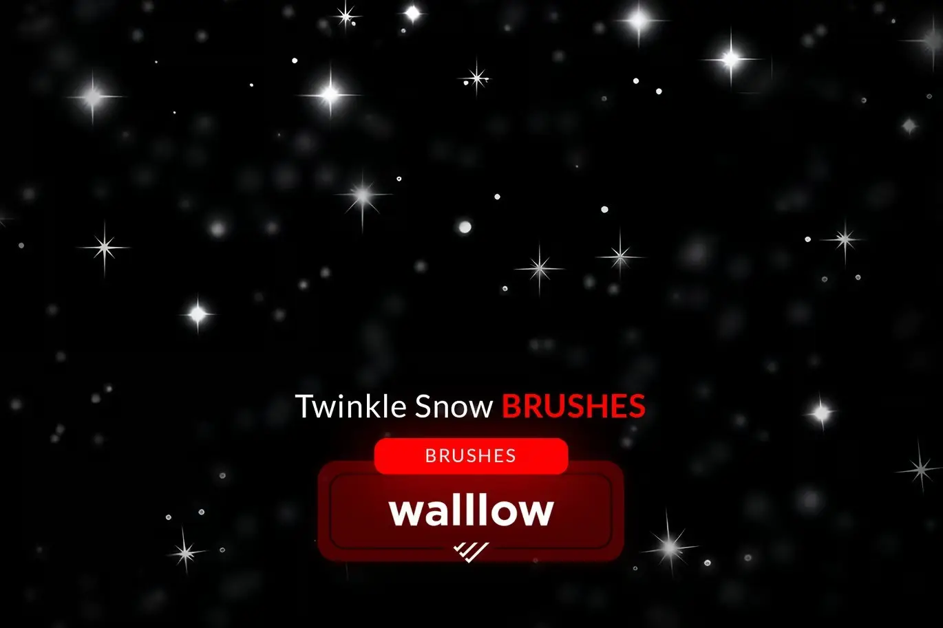 Twinkle Snow Photoshop Brushes: Winter Snow Effect 3 twinkle snow photoshop brushes winter snow effect2
