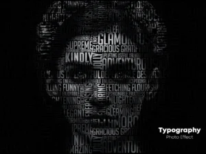 typography photo effect1