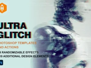 ultra glitch random glitch effect template and act1