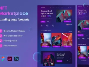 uniquetech nft marketplace landing page1 2