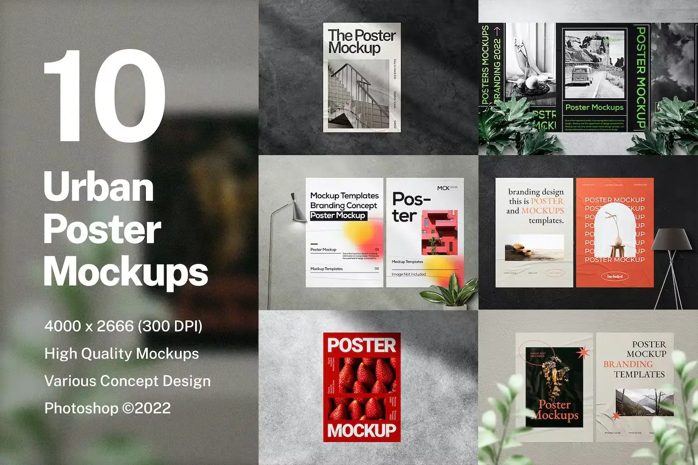 Urban Poster Mock-ups
