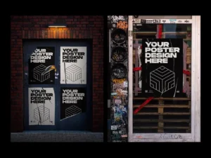 urban poster wall mockups1
