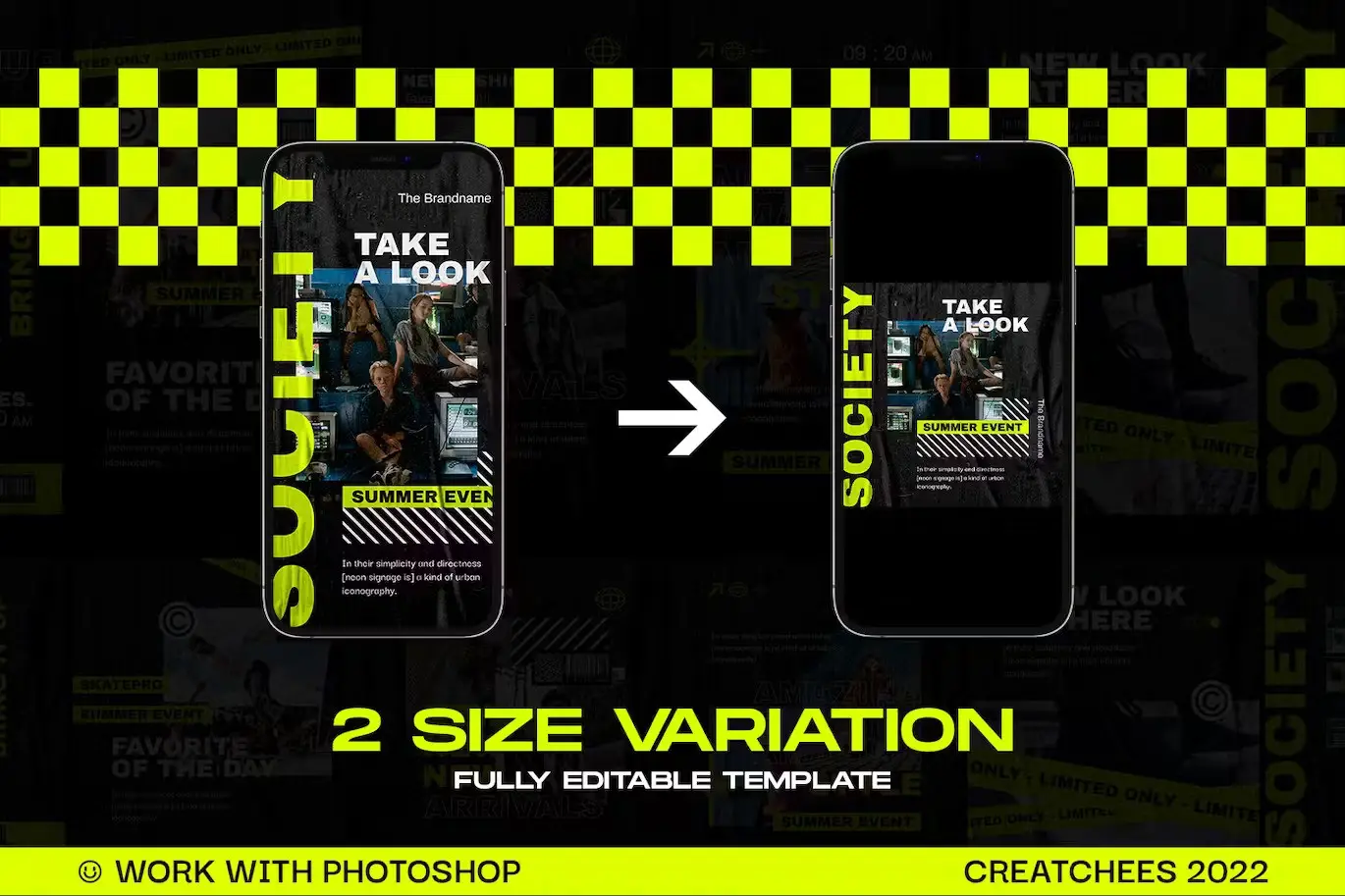 Urban Streetwear Instagram Template - Flore 4 urban streetwear instagram template flore3