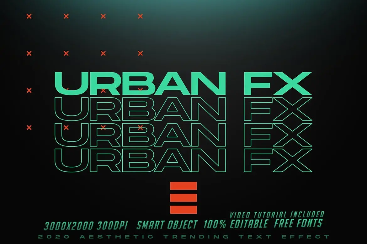 Urban Trending Text Effects