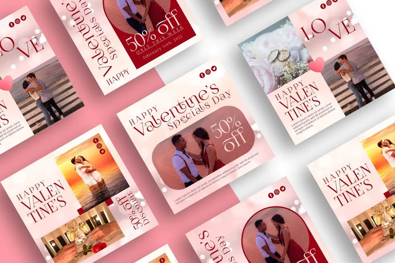 Valentine Sale Instagram Template