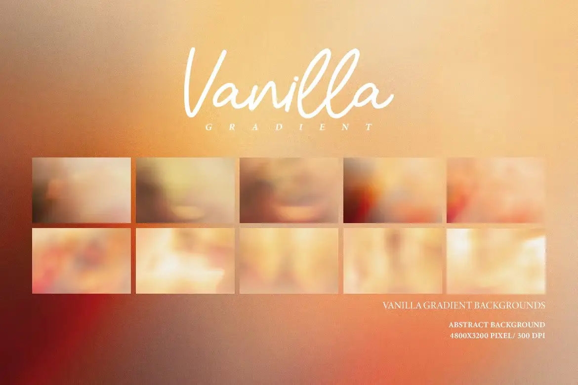 Vanilla Gradient Backgrounds