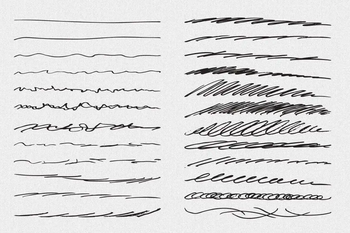 Vector Pencil Sketch Brushes 5 vector pencil sketch brushes 2 1