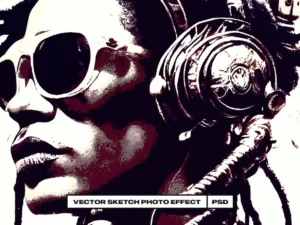 vector sketch photo effect1