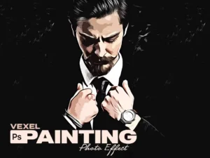 vexel painting photoshop effect1