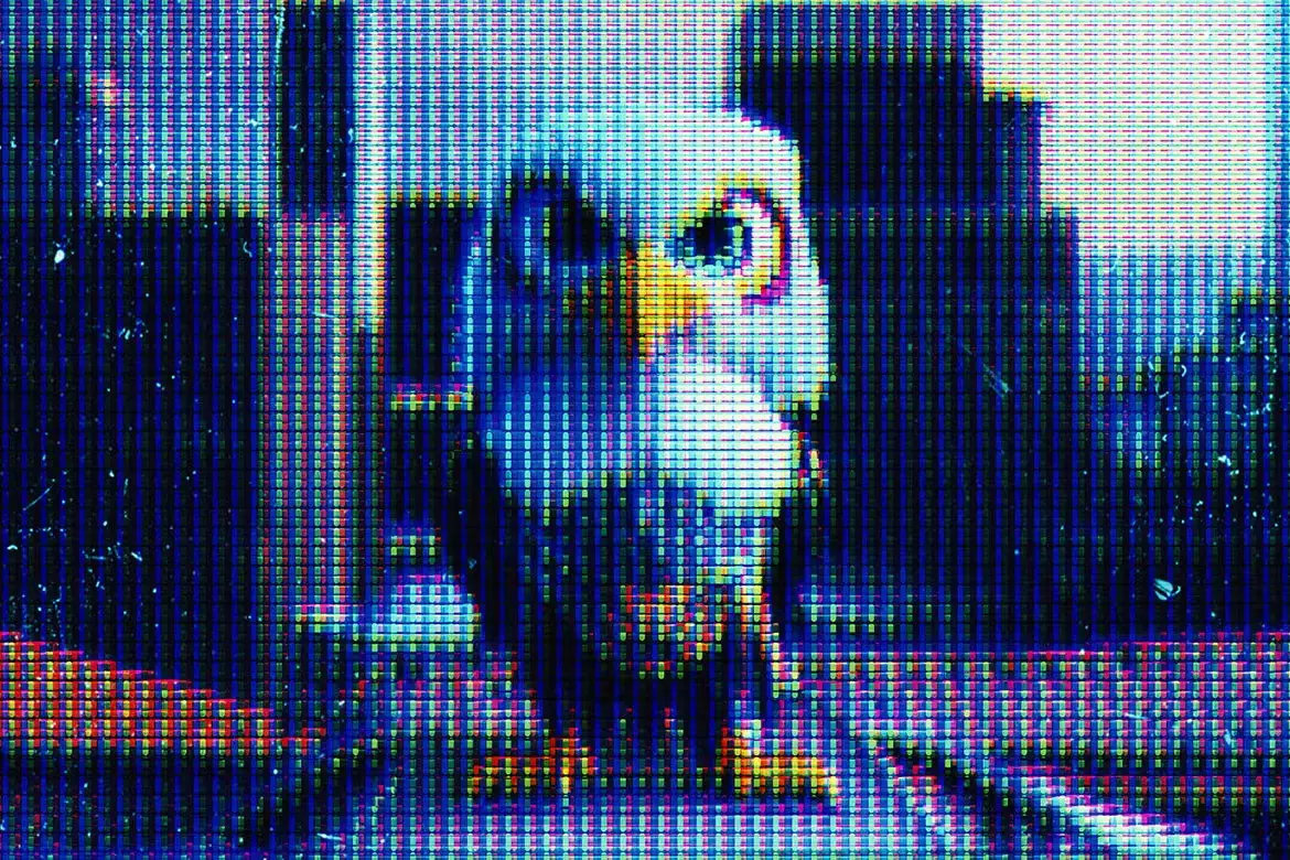 vintage crt monitor photoshop action2
