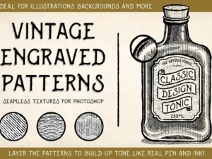 vintage engraved patterns1
