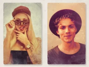 vintage old photo psd effect4