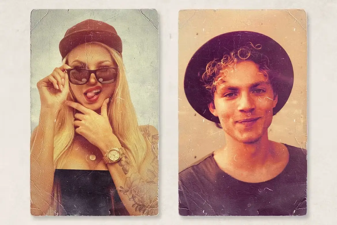 Vintage Old Photo PSD Effect