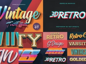 vintage text effects01