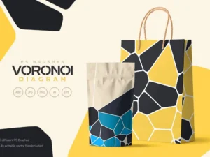 voronoi diagram photoshop brushes 3