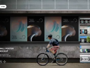 wall poster mockup set1