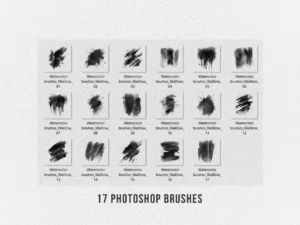 watercolor photoshop brushes2