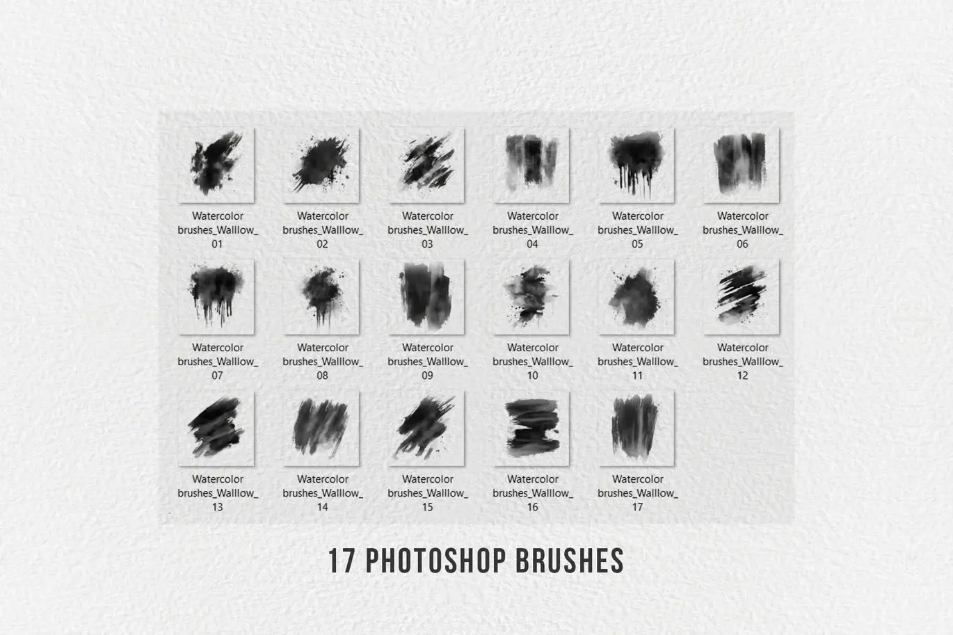 Watercolor Photoshop Brushes