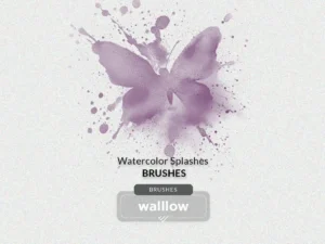 watercolor splashes photoshop brushes2