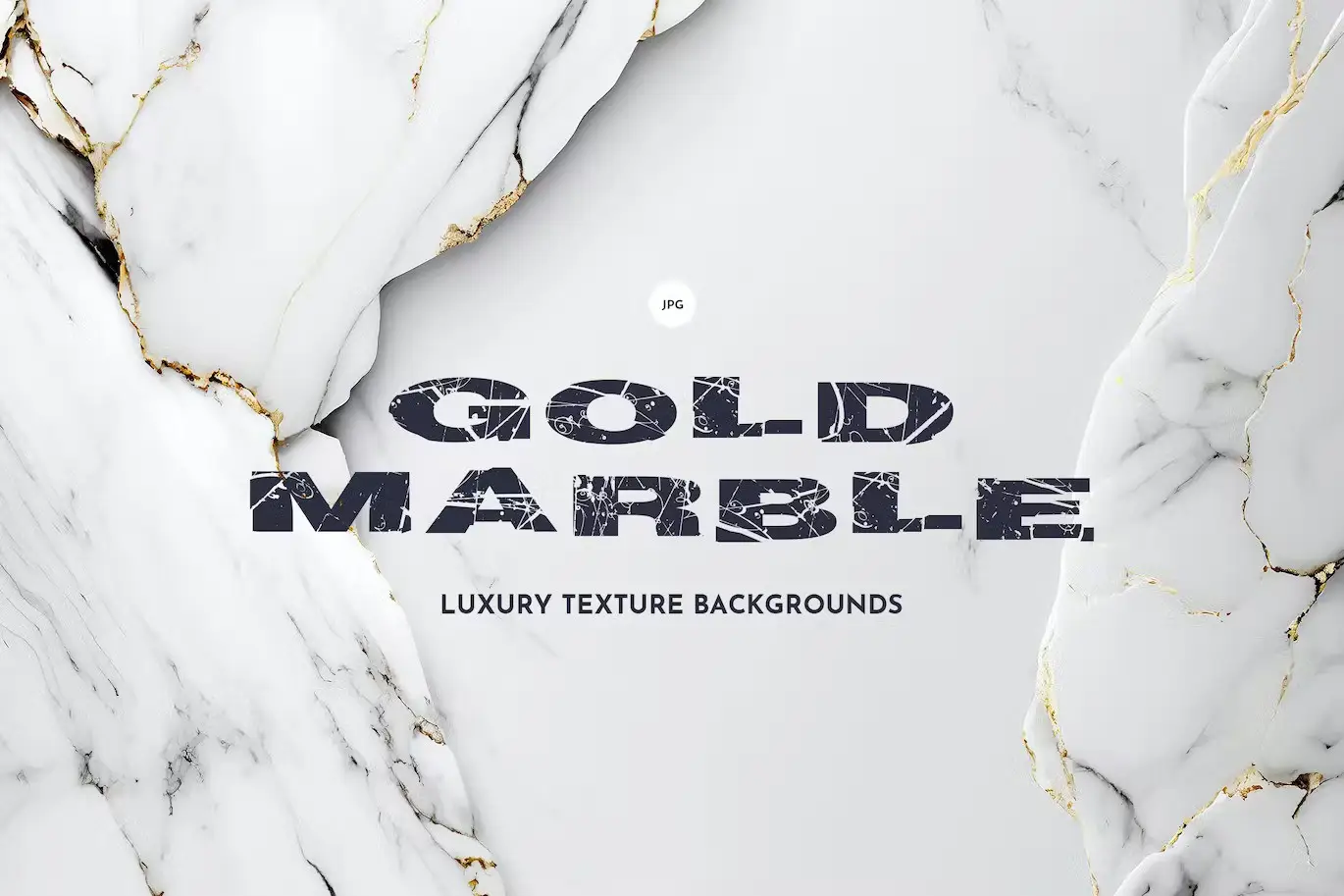 White and Gold Marble Texture Backgrounds