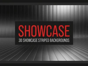 white black 3d showcase striped backgrounds01