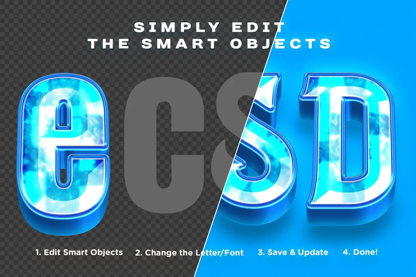 Winter Icy Frozen Realistic 3D Text Effects 5 winter icy frozen realistic 3d text effects2