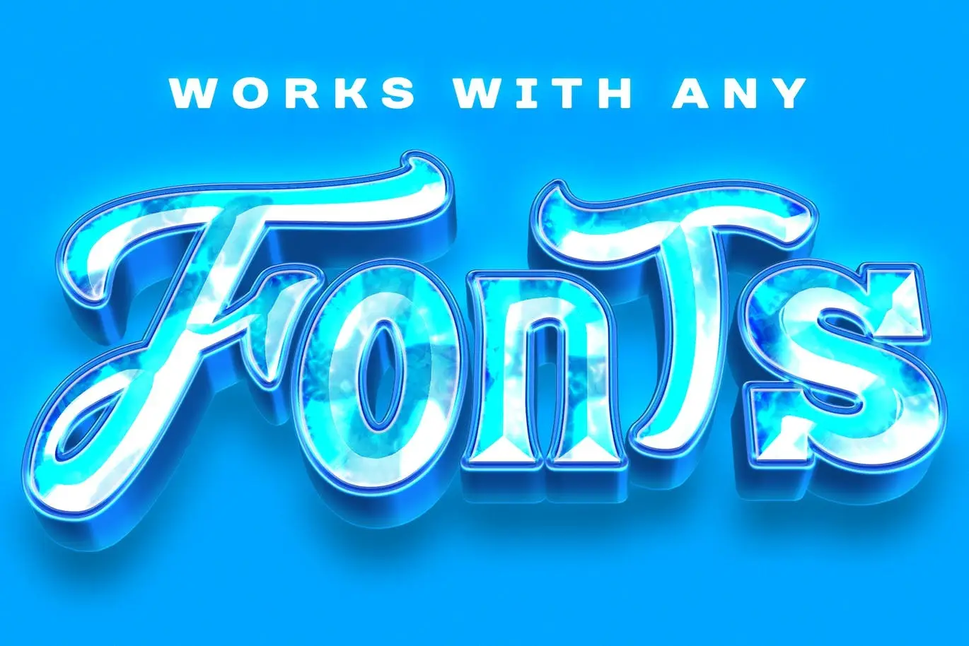 Winter Icy Frozen Realistic 3D Text Effects 6 winter icy frozen realistic 3d text effects3 2