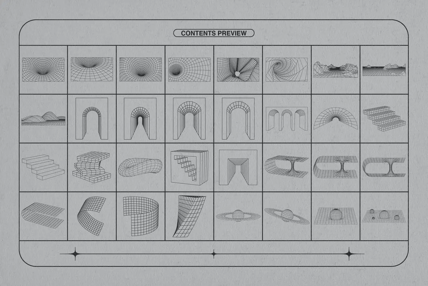 Wireframe Shapes 8 wireframe shapes14