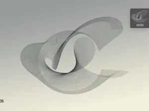 wireframe wavy objects photoshop brushes 10