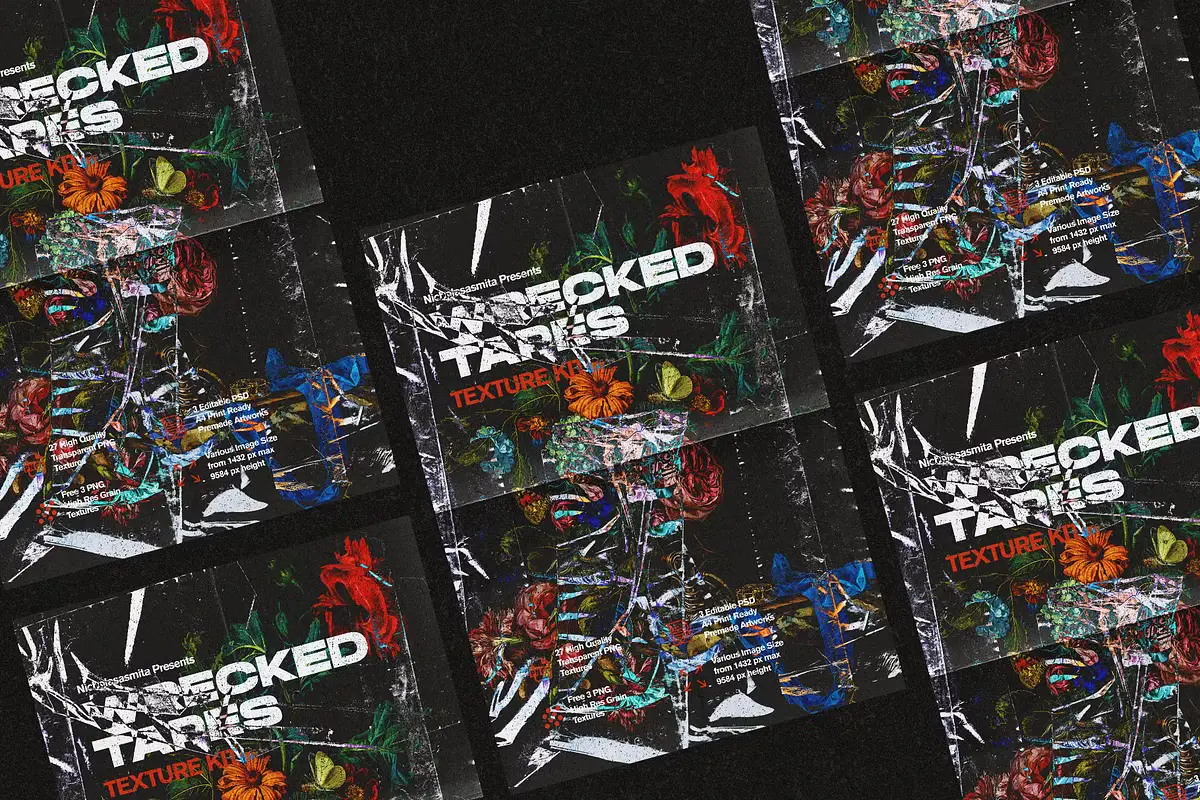 Wrecked Tapes Texture Kit 8 wrecked tapes texture kit 1