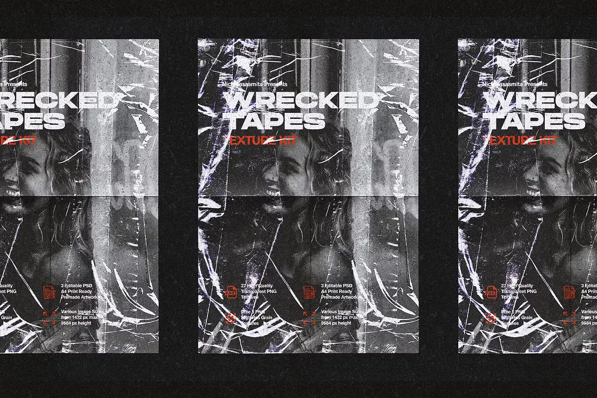 Wrecked Tapes Texture Kit 9 wrecked tapes texture kit 3