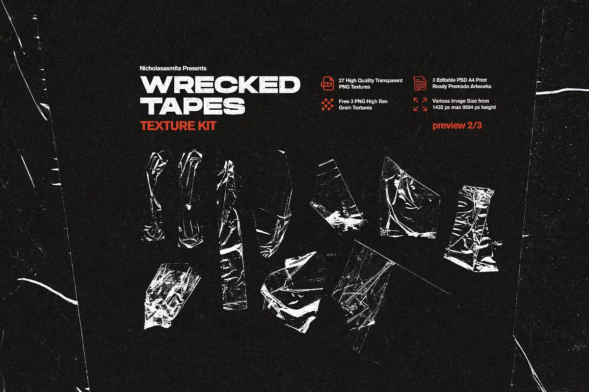 Wrecked Tapes Texture Kit 4 wrecked tapes texture kit 7