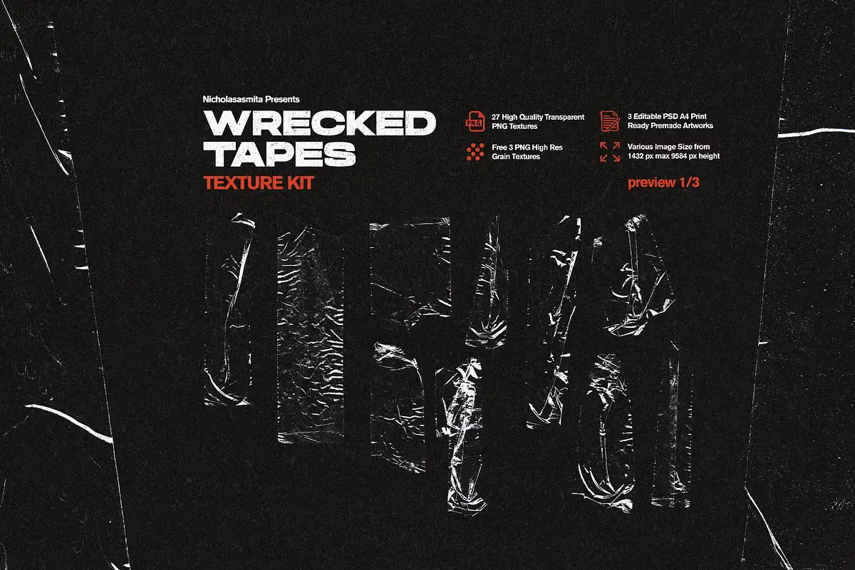 Wrecked Tapes Texture Kit 3 wrecked tapes texture kit 8