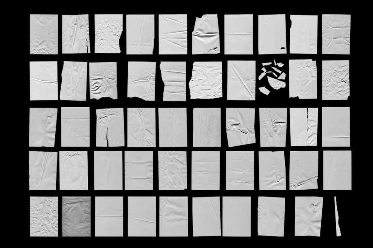 Wrinkle Paper Mockup Vintage 12 wrinkle paper mockup 13