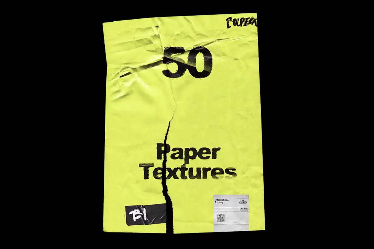 Wrinkle Paper Mockup Vintage 5 wrinkle paper mockup 7
