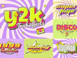 y2k text effects1