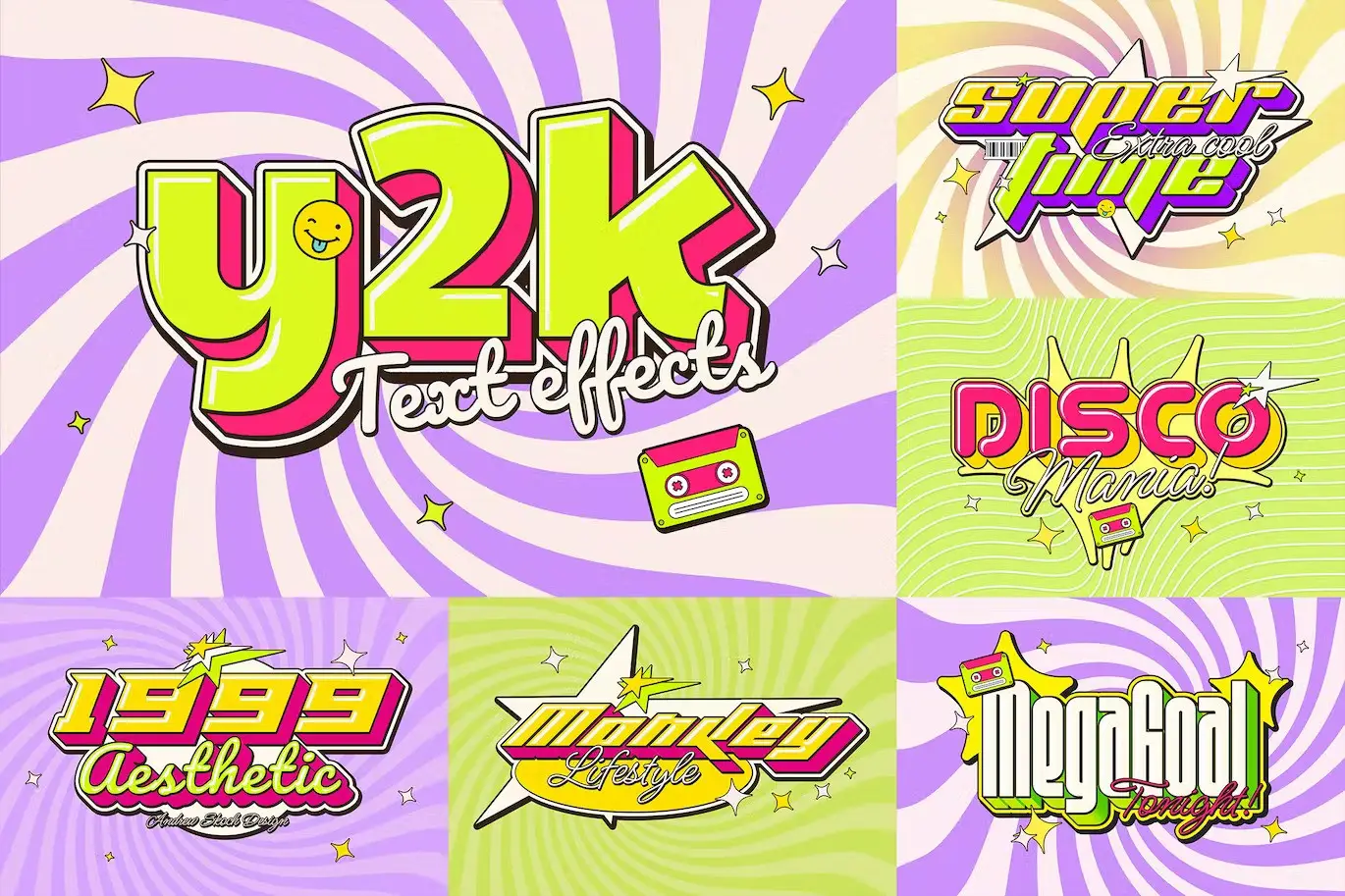 Y2k Text Effects