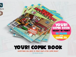 your comic book ready to print comic book template1