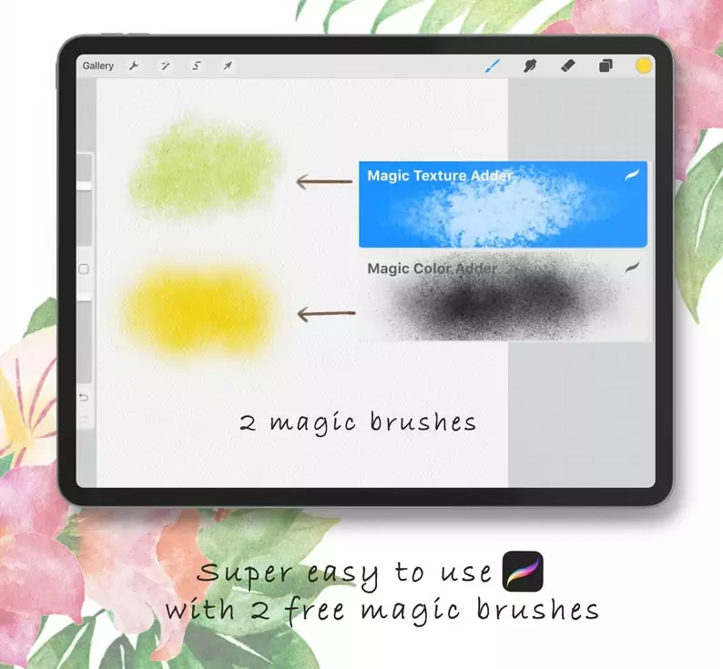 100 Floral Procreate Stamp Brushes Vol. 15 9 100 floral procreate stamp brushes vol157