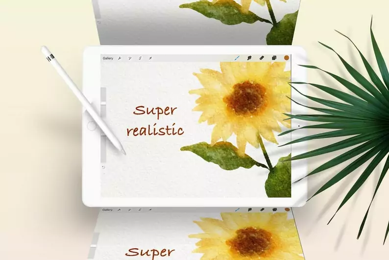 100 Floral Procreate Stamp Brushes Vol. 3 9 100 floral procreate stamp brushes vol37