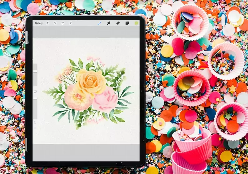 100 Floral Procreate Stamp Brushes Vol.6 3 100 floral procreate stamp brushes vol610