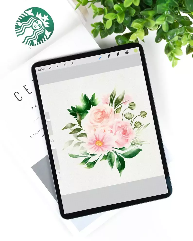 100 Floral Procreate Stamp Brushes Vol. 8 11 100 floral procreate stamp brushes vol89
