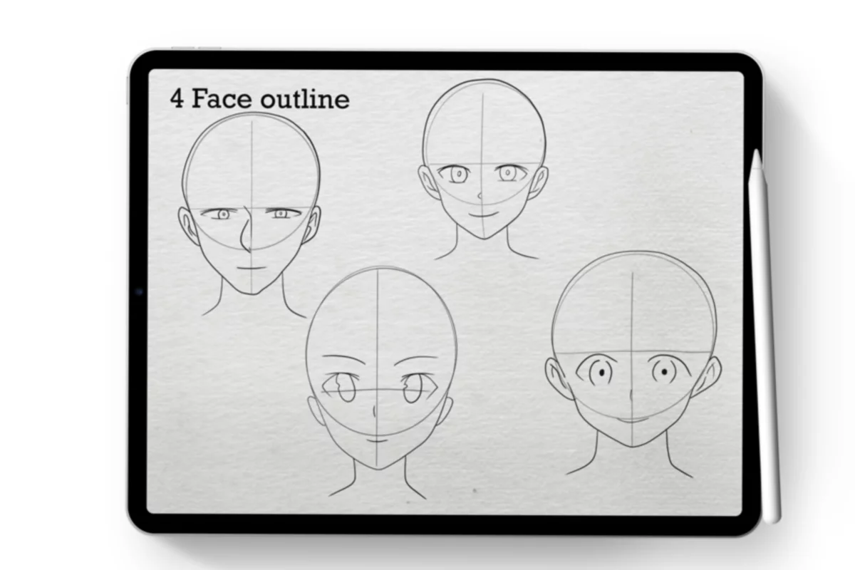 36 Anime Hair Stamps 4 36 anime hair stamps4