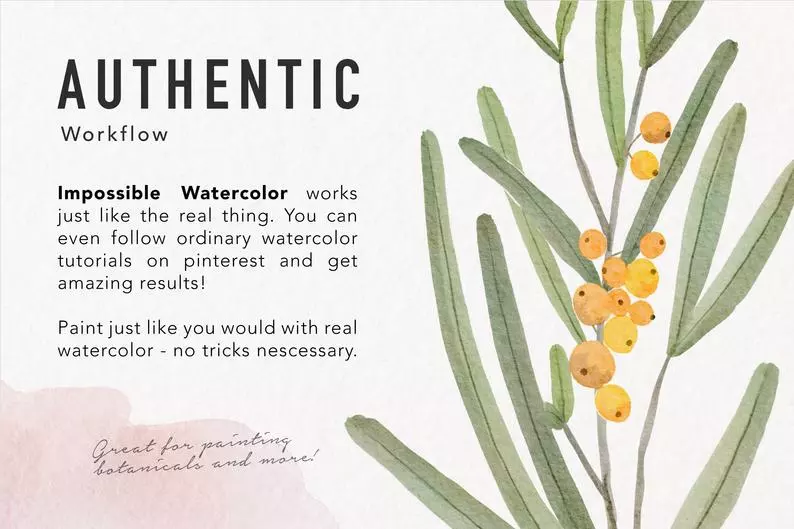 Amazing Watercolor Painting Kit for Procreate 3 amazing watercolor painting kit2