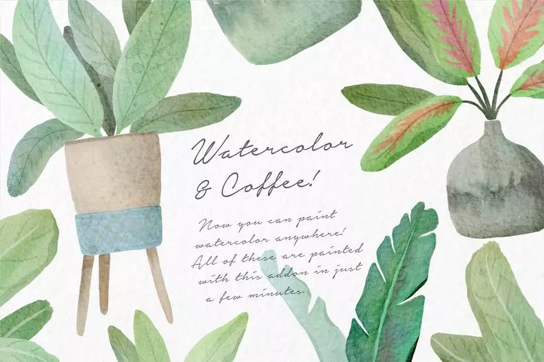 Amazing Watercolor Painting Kit for Procreate 5 amazing watercolor painting kit4