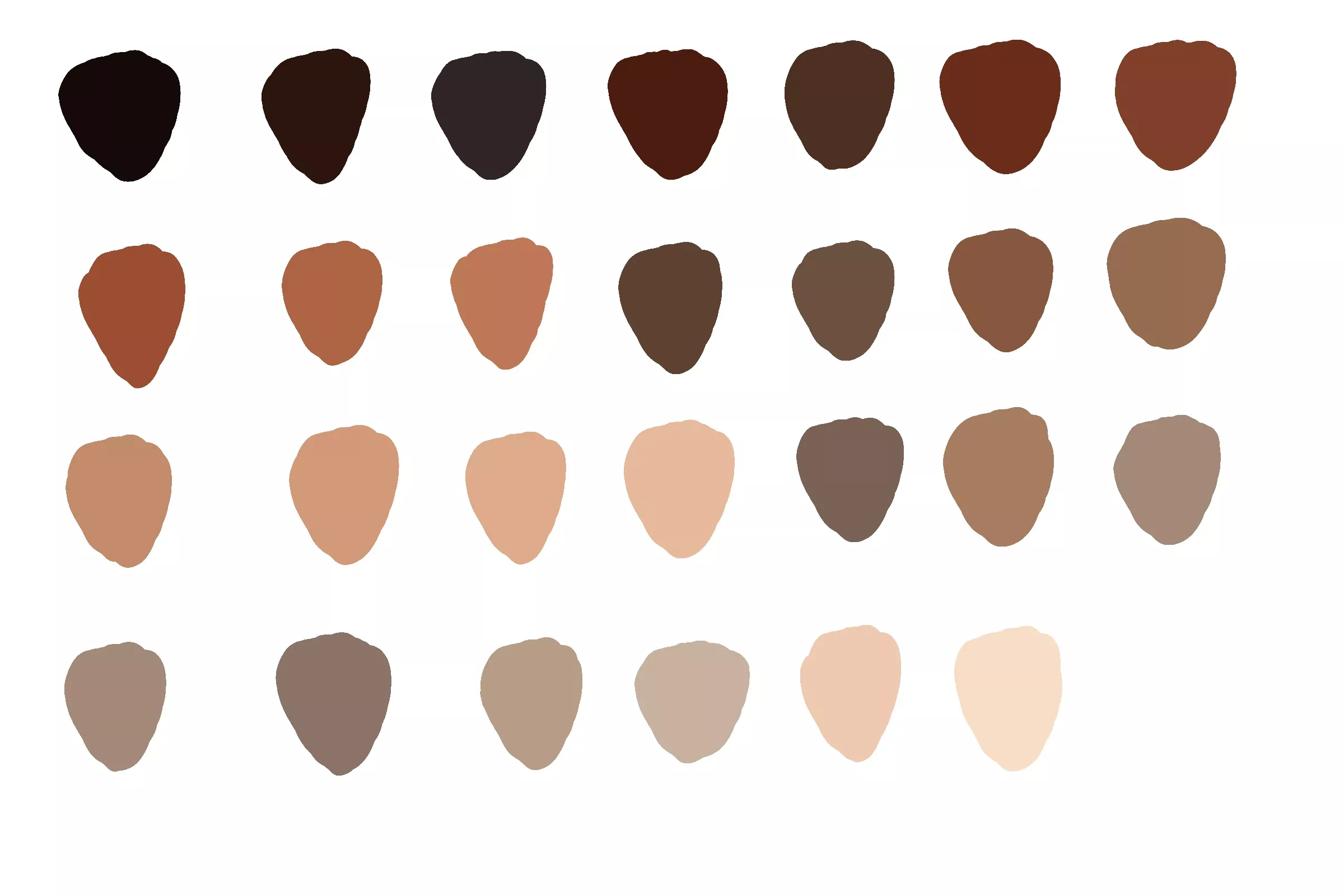 Colors for Portraits Palette 4 colors for portraits palette4