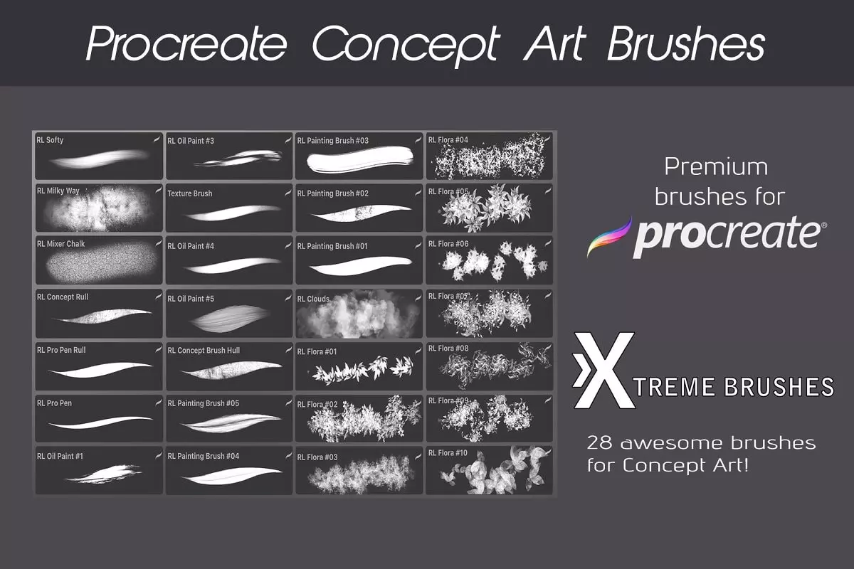 Concept Art Brush Set 3 concept art brushset2