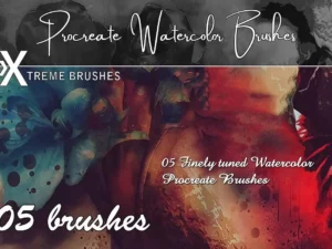 cover image 05 high quality watercolor brushes